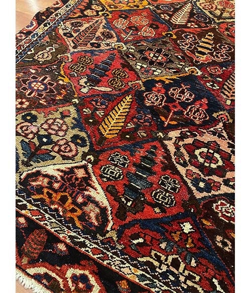Tappeto persiano Bakhtiari fatto a mano dimensioni 190x145 - Home Carpet  Udine